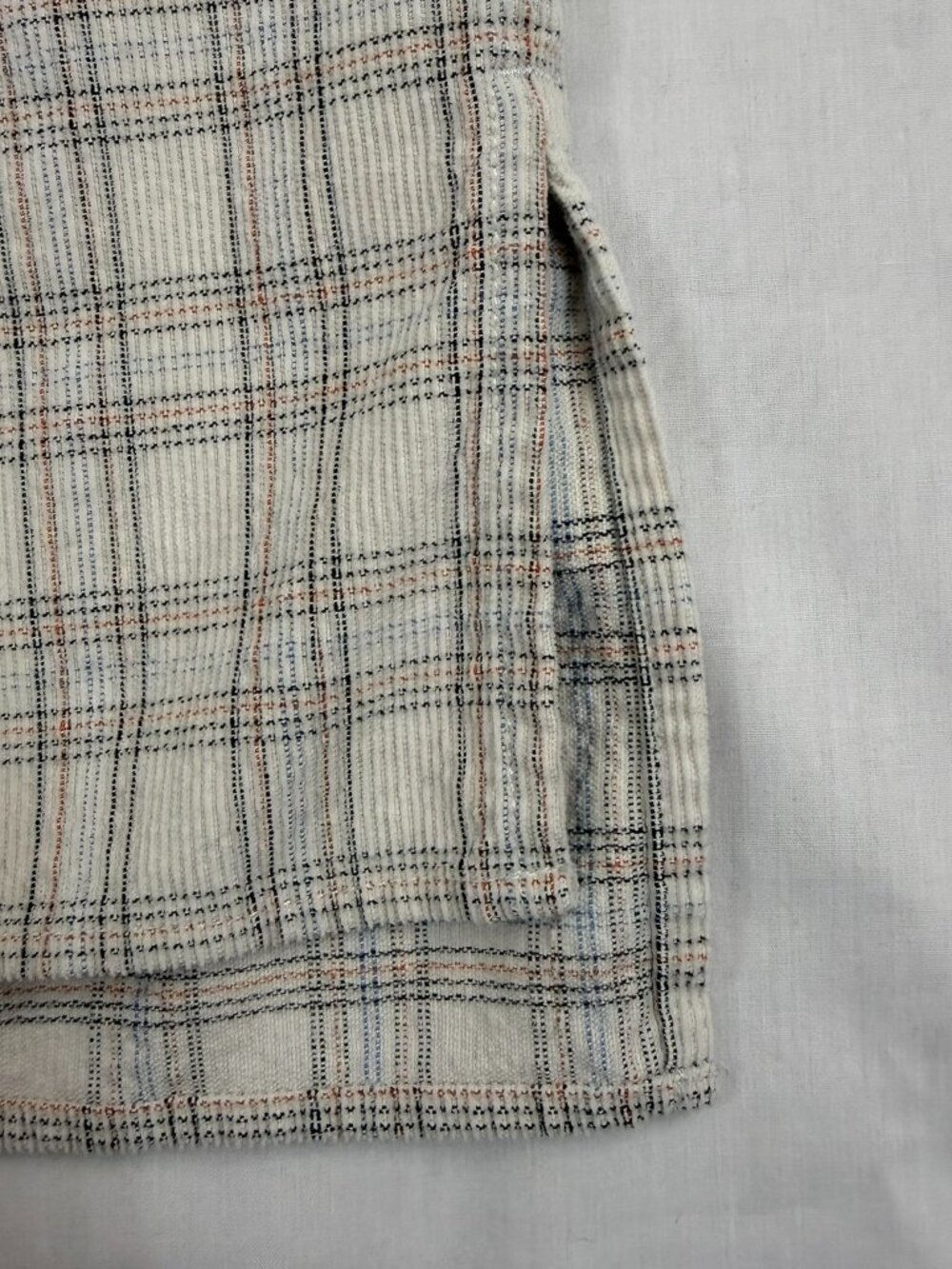 Madewell Corduroy Oversized Ex-Boyfriend Shirt Lombard Plaid Size M - Picture 8 of 11